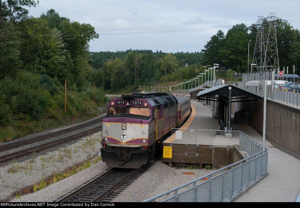 MBTA 1074 at Wachsett